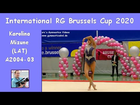 Karolina Mizune (LAT) - A2004 03 - RG Brussels Cup 2020