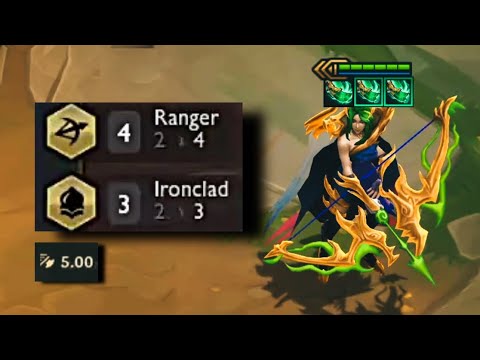 THREE STAR ASHE SHOOTING UNLIMITED ARROWS!!! | 4 Ranger & 3 Ironclad| TFT SET 5