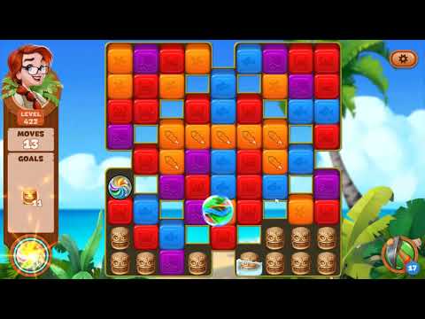 Lost Island: Blast Adventure - Level 423 (No Boosters) HD