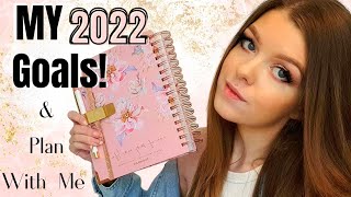 GETTING ORGANISED FOR 2022! | MY 2022 GOALS & PLAN WITH ME!