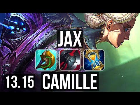 JAX vs CAMILLE (TOP) | Rank 1 Jax, Rank 7, 7 solo kills | KR Challenger | 13.15