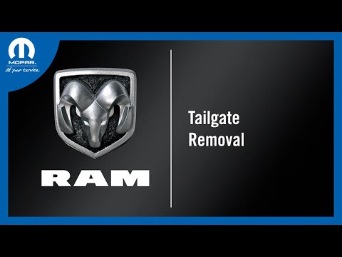 Tailgate Removal | How To | 2022 Ram Heavy Duty & Classic 1500 Trucks