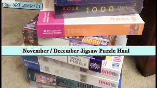 Jigsaw Puzzle Haul || Puzzles I bought in November & December 2023