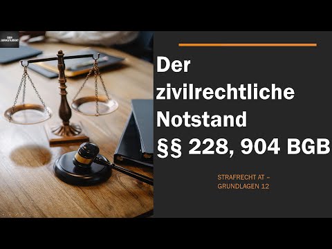 Der zivilrechtliche Notstand I Strafrecht AT 12