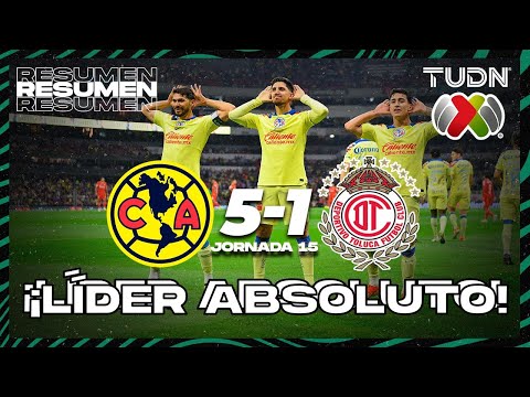 Highlights and goals | América 5-1 Toluca | CL2024 - Liga MX Matchday 15 | TUDN