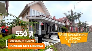#eps 18 - VILLA CIPANAS PUNCAK DI JUAL MURAH !! 4 kamar tidur 2 kamar mandi di jual full furniture