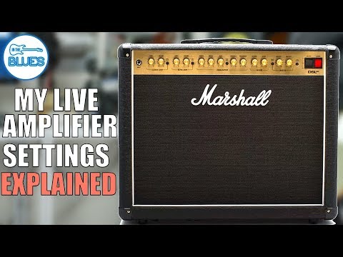 How I Set My Marshall DSL40CR Guitar Amplifier for Live Use