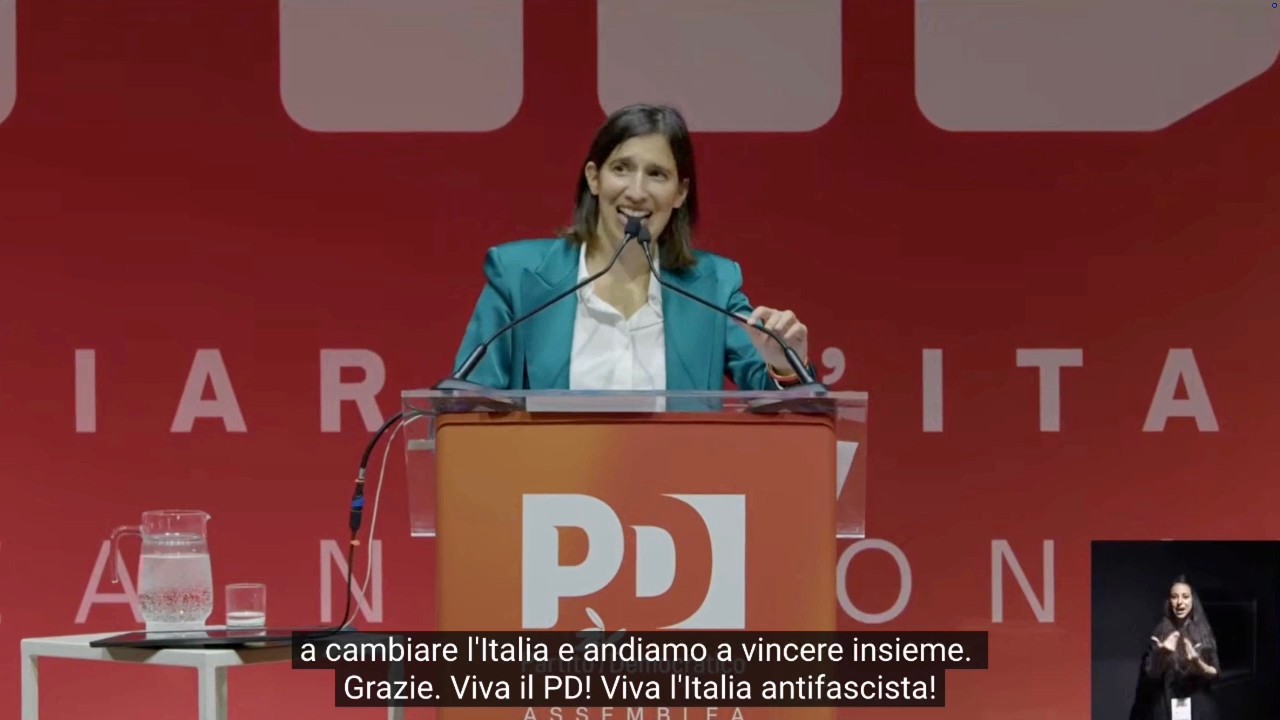 ELLY SCHLEIN SUL CAMPO LARGO: «NON ABBIAMO PAURA DELLE PRIMARIE, CHI GUIDA DEVE RAPPRESENTARE TUTTI»
