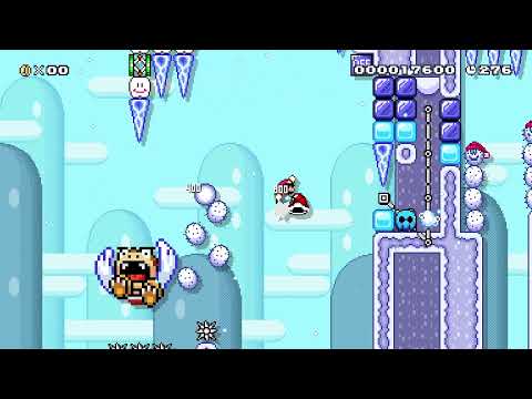 Auto Snow Show - 全自動 by The Hope 🍄 Super Mario Maker 2 ✹Switch✹ #bcg