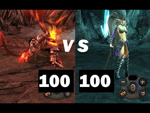 100 Pit Lord VS 100 Shadow Matriarch -  Duel - Heroes of might and magic 5