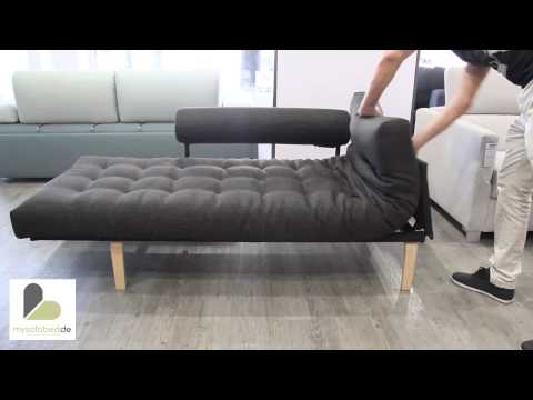 ROLLO Wood Schlafsofa / Dauerschläfer von Innovation - kleines Sofa - mysofabed.de