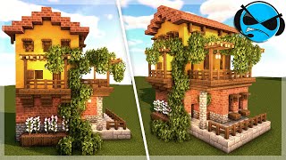 Minecraft: How to Build a Spanish House | Simple Survival House Tutorial