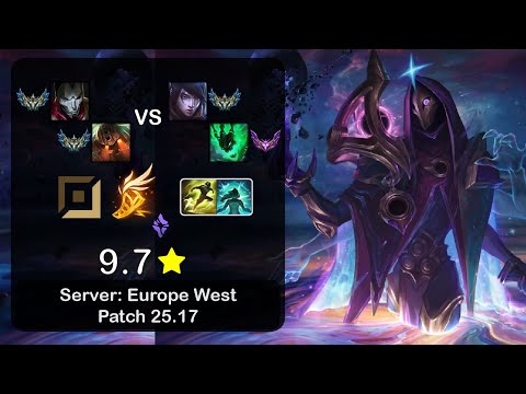 Jhin ADC + Nautilus vs Aphelios + Thresh - EUW Challenger - Patch 25.17