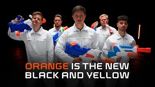 Orange is the new black and yellow 🟠⚫🟡