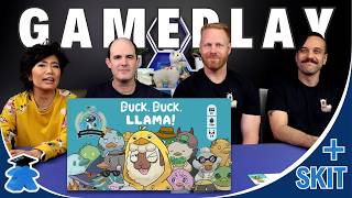 Duck Duck Llama - Playthrough w/Designers, plus Skits. Counting Game of Llama Pretending to be Ducks