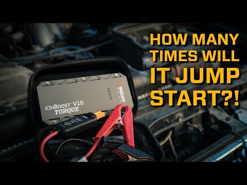 iOnBoost v10 Jump Starter - How Many Times Will it Start My Rig?
