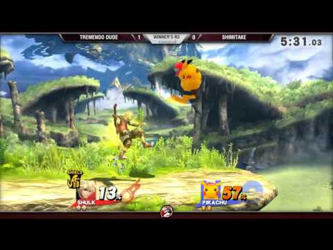 VS Weekly 1/7/16 - Winners R3 - Tremendo Dude (Shulk) vs. Shimitake (Pikachu) - Smash 4