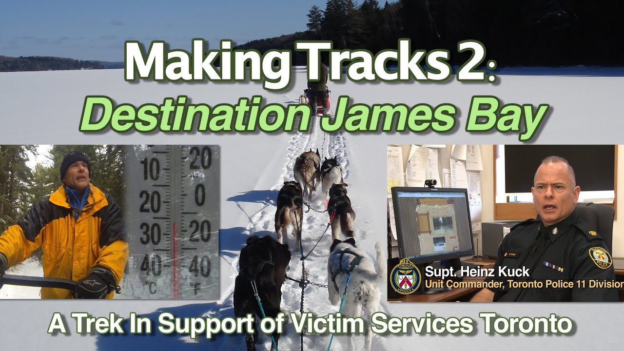 Superintendent Heinz Kuck explains his Dogsled Trek For Victim Services Toronto