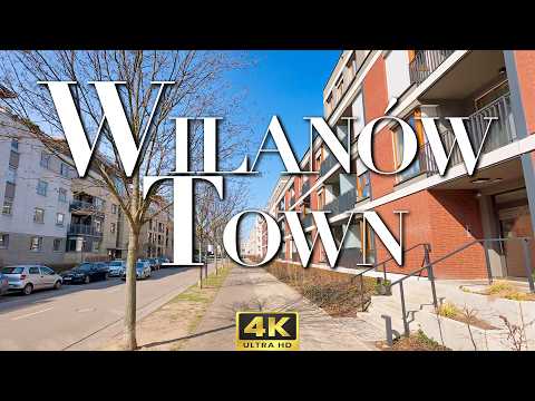 Warsaw City Scooter Tour – Miasteczko Wilanow  Poland 🇵🇱 Spring 2025 4K UHD Drone & Ride