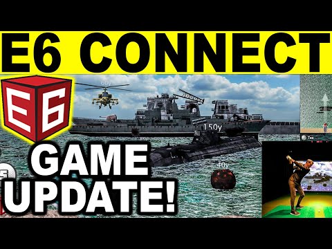 E6 Connect Golf Simulator Software - HUGE GAME UPDATE! (FIRST LOOK)