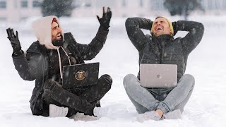 We Edit Your Photos On A Frozen Lake (ft. @TKNORTH)