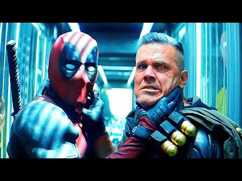 Deadpool vs Cable - Deflecting Bullets scene - Deadpool 2 (2018) Hd movie clip