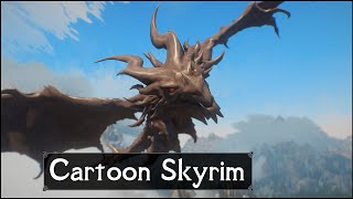 Skyrim: How It Was NEVER Supposed to Look – Reimagining The Elder Scrolls 5: Skyrim as a Cartoon