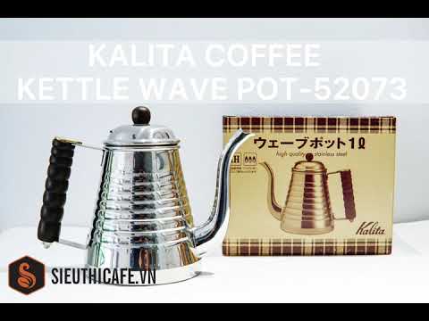 Ấm Rót Kalita 1000ml Tay Cầm Gỗ