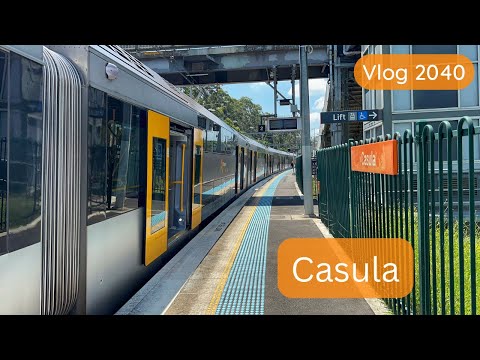 Sydney Trains Vlog 2040: Casula Trainspotting Action