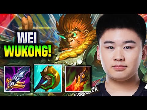 WEI IS SO CLEAN WITH WUKONG! - RNG Wei Plays Wukong Jungle vs Viego!  Season 2022