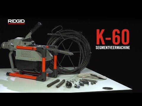 RIDGID K-60 segmentveermachine