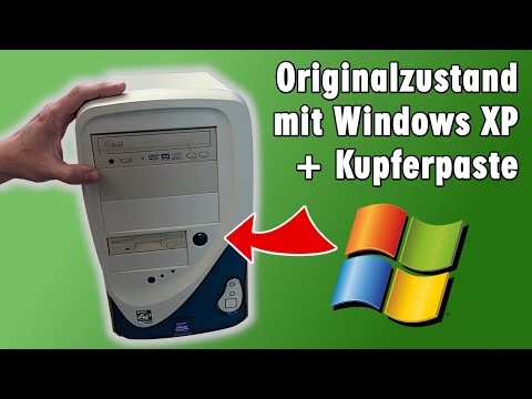Alten PC in Originalzustand mit Windows XP und Kupferpaste gekauft