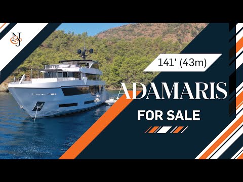 M/Y ADAMARIS 141' (43m) Urkmezler Yacht for Sale | Unique Design | N&J Yachts Tour