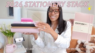 2026 Stationery Stack | A5 Planner 🌸 Junk Journaling Supplies 🌸 Aesthetic Stickers