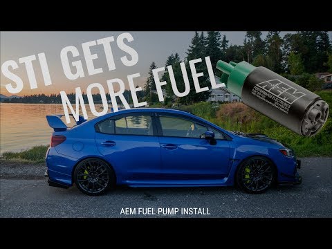 AEM FUEL PUMP DIY INSTALLATION GUIDE | 2015-2020 SUBARU WRX STI