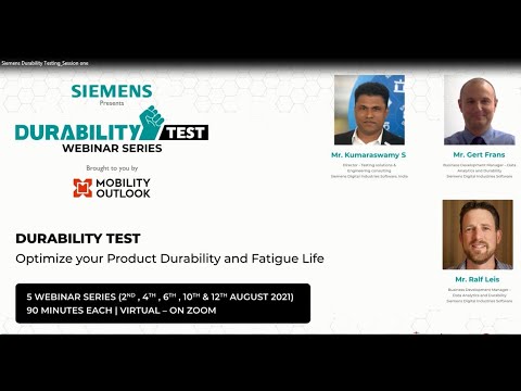 Webinar 2 : Optimise Your Product Durability And Fatigue Life