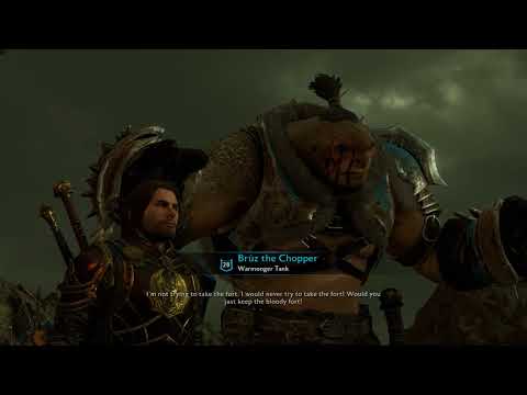 Middle Earth: Shadow of War - Fort Siege with Bruze the Chopper and A Legendary Overlord