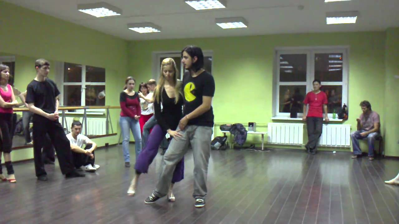 Pedro Farias y Julieta Falivene. Lesson 3 gancho. White tango Festival in Moscow 2010