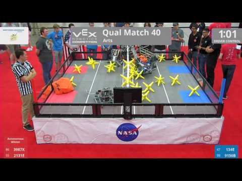 2017 VRC Arts Q40 - 3987X 2131E vs 134E 9150B - 31 to 18