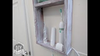 DIY Bathroom Shelf that