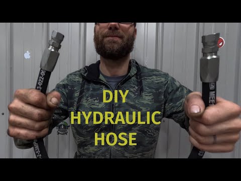 Make HYDRAULIC HOSE using reusable fittings
