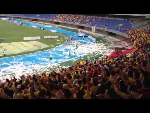 "Deportivo Pereira vs Real Santander" Barra: Lobo Sur &bull; Club: Pereira