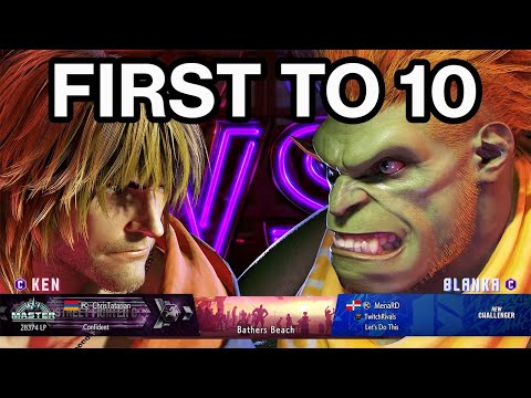 MenaRD's Blanka is WILD - FT10 vs. Capcom Cup Champ MenaRD | Street Fighter 6 Matches