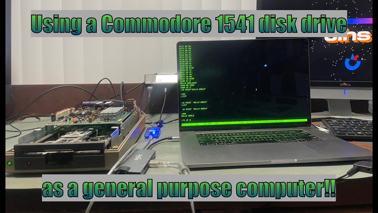Can a Commodore 1541 disk drive be used as a general purpose computer? - YouTube