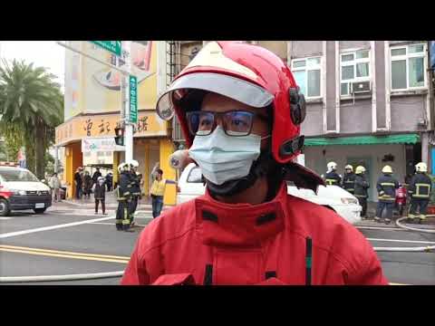 花蓮市金三角商圈民宅火警 男60%燒燙傷送醫