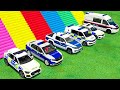 POLICE VEHICLES CARS TRANSPORTING WITH MAN TRUCKS TO GARAGE ! Farming Simulator 22