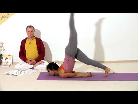 Volle Heuschrecke mit Füßen neben dem Kopf - Yoga Asana Lexikon