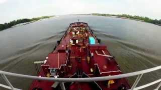 ATB Paul T. Moran Time Lapse in the Mississippi River