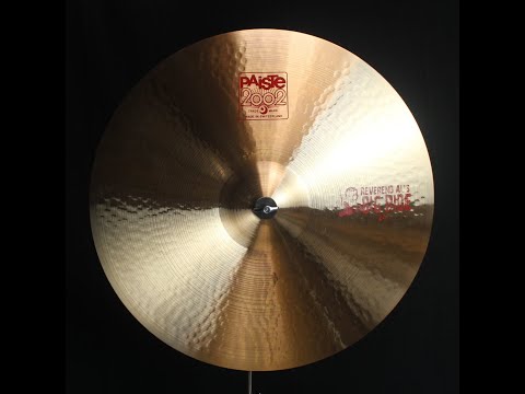 Paiste 24" 2002 "Reverend Al's" Big Ride - 2938g (video demo) image 2