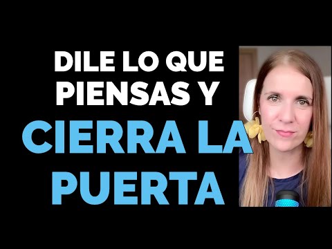 Déjale las COSAS CLARAS y VETE